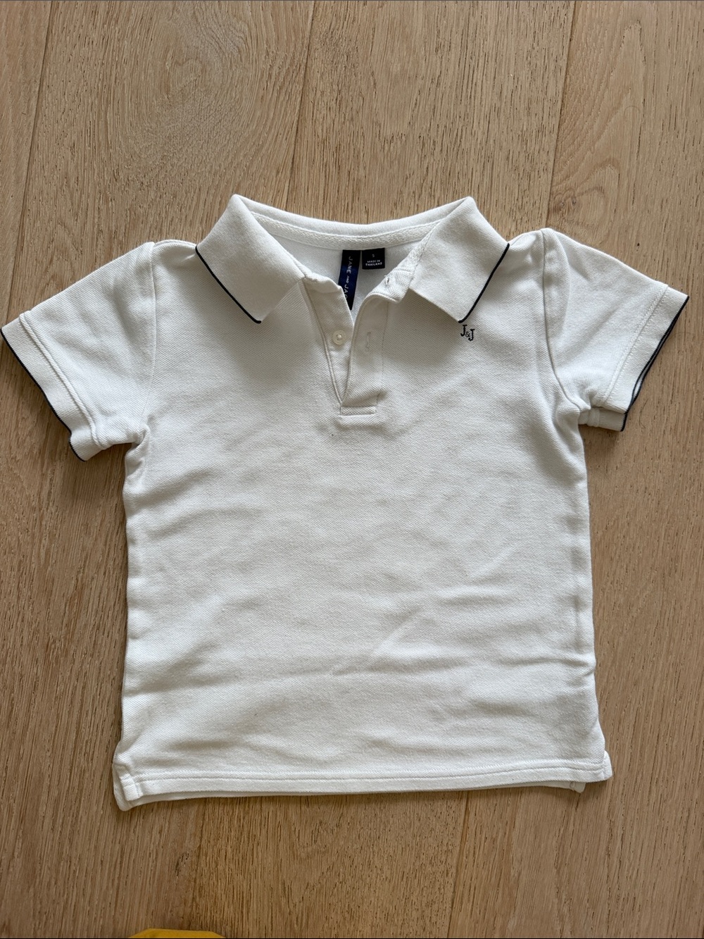 Janie and Jack Polo Shirt White Size 5